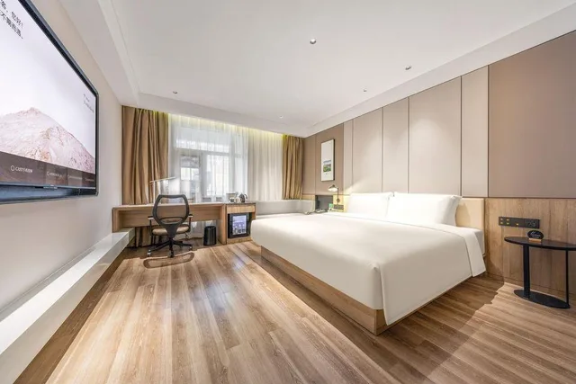 غرفة تنفيذية بسرير كينج وسرير كوين، Atour Hotel Jining Taibai Road 1/1