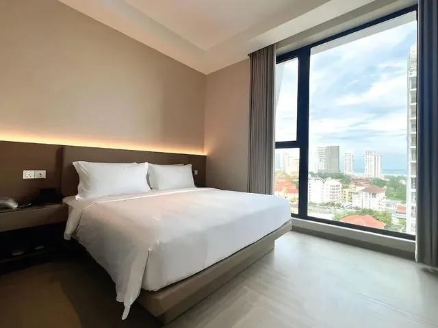جناح بريميير بسريرين كينج بغرفتي نوم، Landison Hotel Penang 3/8