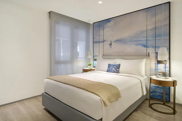 جناح استوديو تنفيذي بسرير كوين، Lanson Place Winsland Residences 1/3