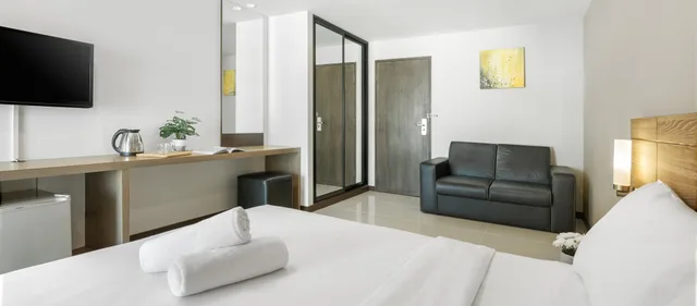 غرفة قياسية بسرير مزدوج، Diamond Residence Ratchada Hotel 1/1
