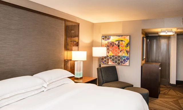 Room, King Bed, Pool Side، Hilton Parsippany 3/4