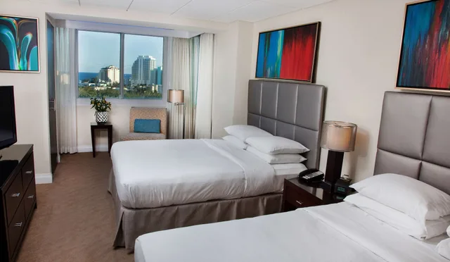 Suite, 2 Queen Beds, Intracoastal View, Balcony, GALLERYone - a DoubleTree Suites by Hilton Hotel 3/4