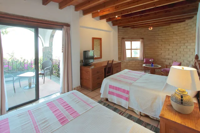 Junior Suite, 2 Double Beds, with View, Terrace, Posada Del Tepozteco Hotel 6/9