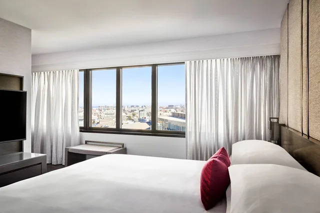 غرفة بسرير مزدوج بإطلالة على المدينة، San Francisco Marriott Marquis 1/3