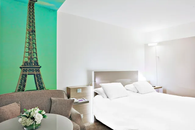غرفة قياسية بسرير مزدوج مع أريكة، Mercure Paris Vaugirard Porte de Versailles 6/9