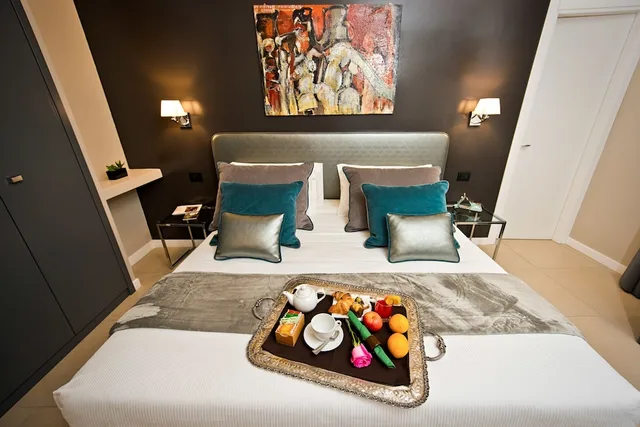 غرفة ديلوكس بسرير مزدوج مع أريكة، Delle Vittorie Luxury Suites & Rooms 5/7