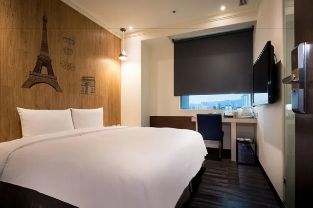 غرفة قياسية بسرير مزدوج، Merryday Hotel Banqiao Branch 3/7