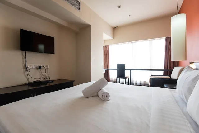 استوديو تنفيذي بسرير كينج بمطبخ صغير، Resort Suites At Bandar Sunway 3/5