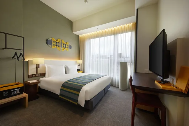 غرفة بسرير كوين لذوي الإعاقة، MGH Mitsui Garden Hotel Taipei Zhongxiao 1/3