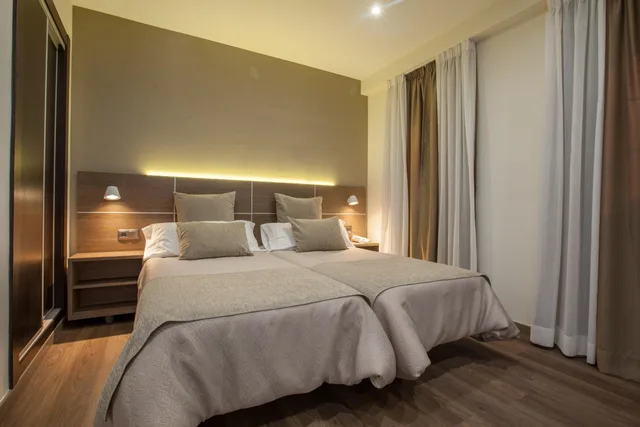 غرفة بسرير مزدوج أو سريرين منفصلين، Don Paco Hotel 3/10