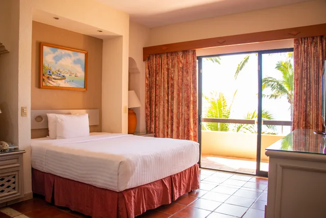 غرفة سوبيريور بسرير مزدوج بإطلالة على البحر، The Palms Resort of Mazatlan 1/1