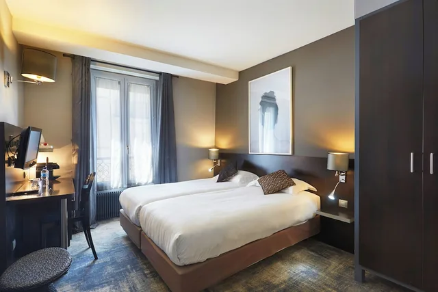 غرفة بسريرين منفصلين، Jardin De Villiers 4/9