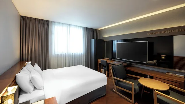 غرفة ديلوكس بسرير مزدوج، Golden Business Hotel 4/10