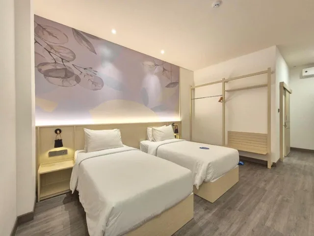 غرفة ديلوكس بسرير مزدوج أو سريرين منفصلين، True Blue Menteng 5/8