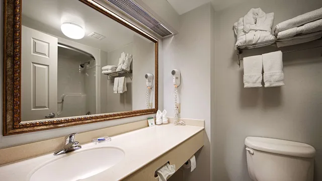 Suite, King Bed, Sofa, Living Area, Best Western Milton 4/5