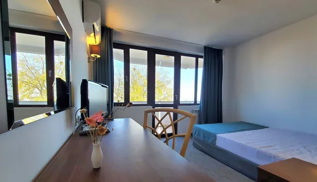 غرفة اقتصادية بسرير مزدوج بشرفة، Pomorie Sun 1/4