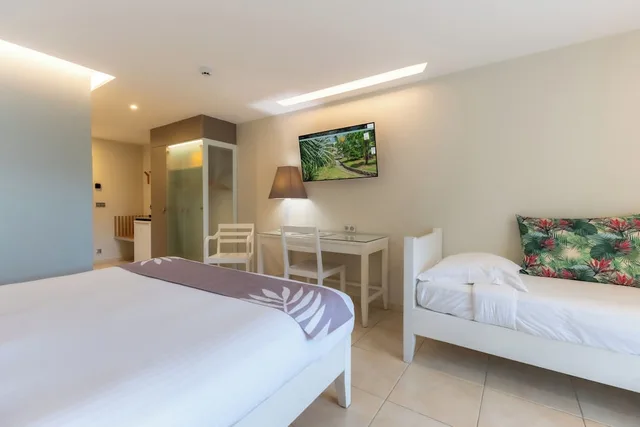 غرفة كومفورت ثلاثية بثلاثة أسرّة بإطلالة على الحديقة، La Pagerie Tropical Garden Hotel 1/7