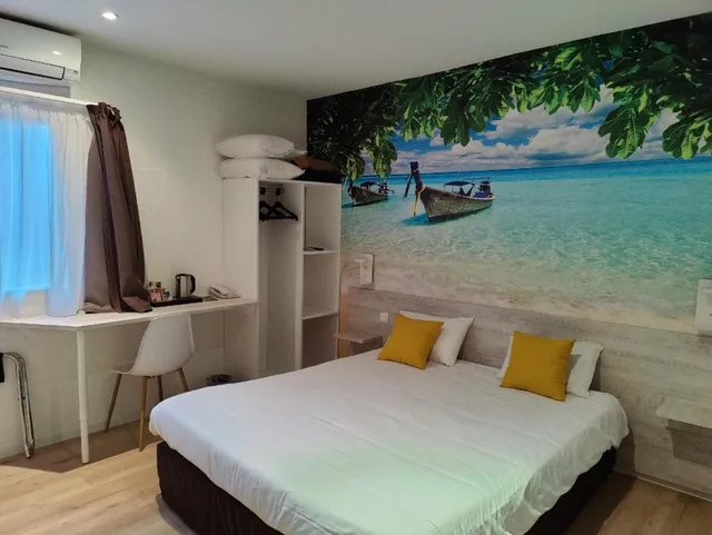 غرفة بسرير مزدوج لذوي الإعاقة، The Originals City, Hotel LHippocampe, Sete Balaruc-le-Vieux 1/3