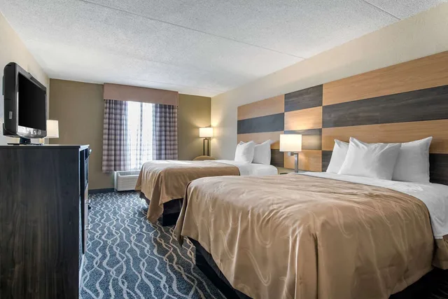 غرفة بسريرين مزدوجين، Quality Inn Suites Lafayette I 65 1/2