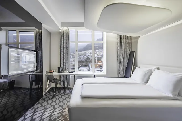 غرفة سوبيريور بسرير كوين بإطلالة على المدينة، Magic Hotel Kløverhuset 2/10