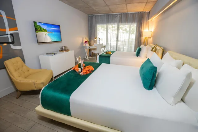 غرفة ديلوكس بسرير مزدوج بشرفة، Riviera Suites South Beach 3/10