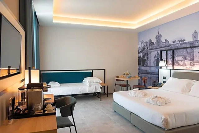 غرفة ديلوكس رباعية، Modica Boutique Hotel 1/3