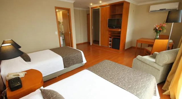 غرفة سوبيريور بسرير مزدوج أو سريرين منفصلين، Plaza Rio Residences - Barra First 3/6