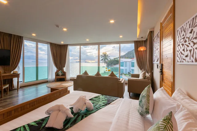فيلا بإطلالة على البحر، Vannee Golden Sands Beachfront Resort 1/7