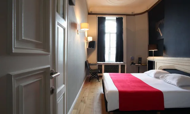 غرفة بسرير مزدوج أو سريرين منفصلين، Hotel La Royale 3/5