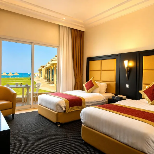 غرفة قياسية بسريرين منفصلين، Royal Beach Hotel & Resort 3/5