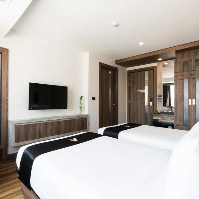 غرفة سوبيريور بسرير فردي، Acqua Hotel Pattaya 5/9