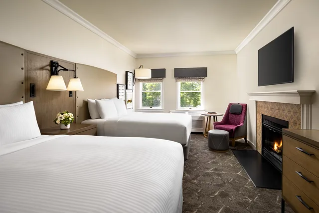 غرفة ديلوكس واسعة بسريرين كوين بإطلالة على الحديقة، Fairmont Sonoma Mission Inn & Spa 2/4