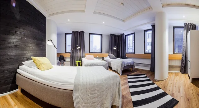 غرفة ثلاثية بثلاثة أسرّة، Hostel Cafe Koti 2/4