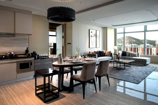 شقة بسرير كينج بغرفة نوم واحدة، Hilton Jinan South Hotel & Residences 2/2