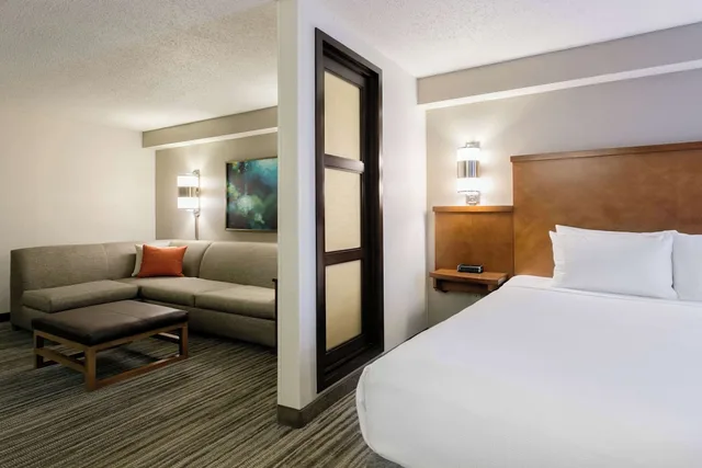 غرفة بسرير كينج مع أريكة في طابق مرتفع، Hyatt Place Nashville/Franklin/Cool Springs 4/10