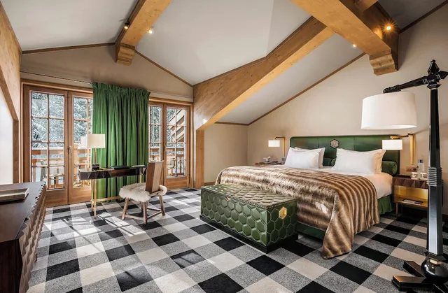 جناح ديلوكس بسرير كينج، L Apogee Courchevel - an Oetker Collection Hotel 1/4
