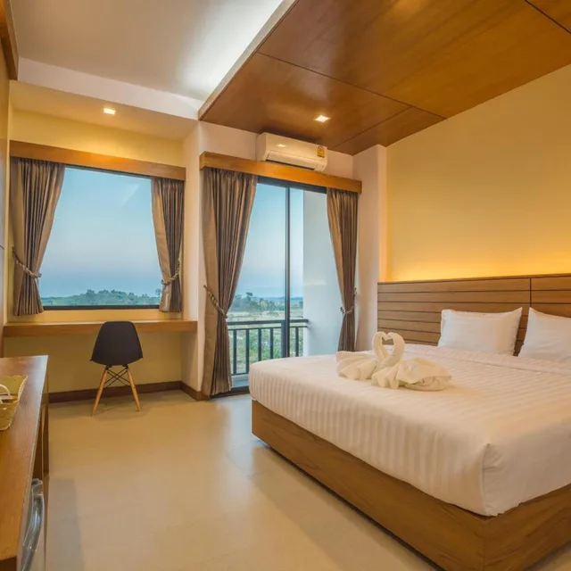غرفة ديلوكس بسرير مزدوج، Sann View Hotel 1/9