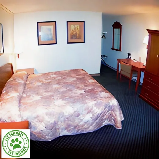غرفة بسرير كينج يُسمح فيها بالحيوانات الأليفة، Gateway Inn 3/10
