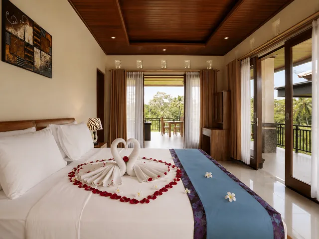 فيلا ديلوكس بسرير مزدوج بغرفة نوم واحدة بمسبح خاص، Dewi Sri Private Villa 1/3