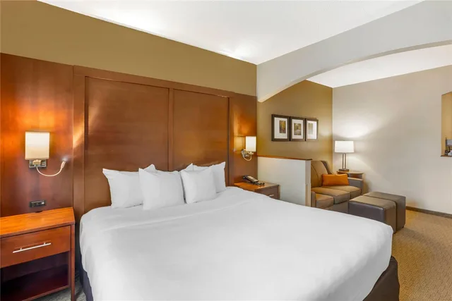 غرفة بسرير كينج لذوي الإعاقة، Comfort Suites State College near Penn State 1/7