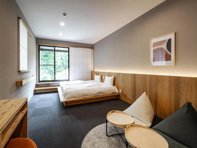 غرفة بسريرين منفصلين، Beppu Hotel Negura 1/1
