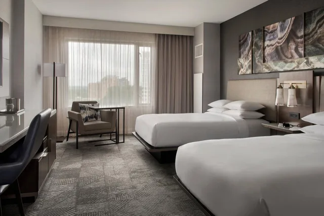 غرفة بسريرين مزدوجين، Bethesda North Marriott Hotel Conference Center 12/20