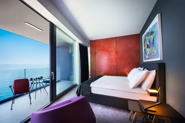 غرفة سوبيريور بسرير مزدوج بإطلالة على البحر بشرفة، Boutique & Design Hotel Navis 3/10