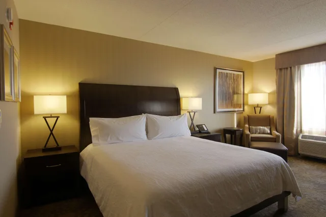 غرفة بسرير كينج وسريرين كوين، Hilton Garden Inn Brampton 4/6