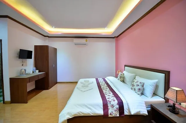 غرفة ديلوكس بسرير مزدوج بإطلالة على الجبل، Dusit Phuphaya Resort 3/7