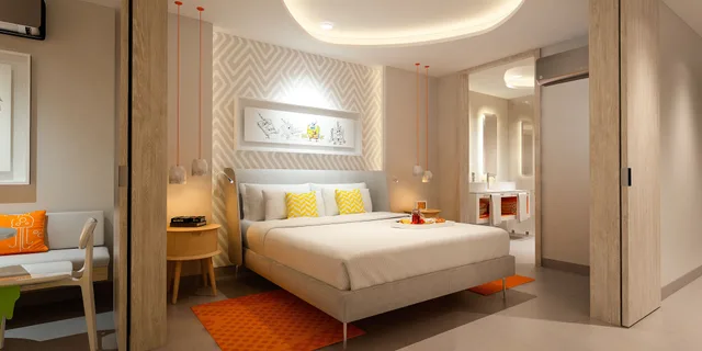 Swim Up, Suite, King Bed, Murphy Bed, Ocean Front, Sofa، Nickelodeon Hotels and Resorts Riviera Maya All Inclusive 1/3