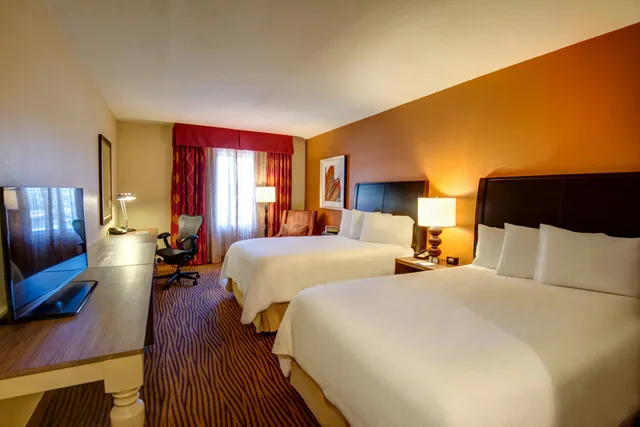 غرفة بسريرين مزدوجين، Hilton Garden Inn Tampa Ybor Historic District 1/2