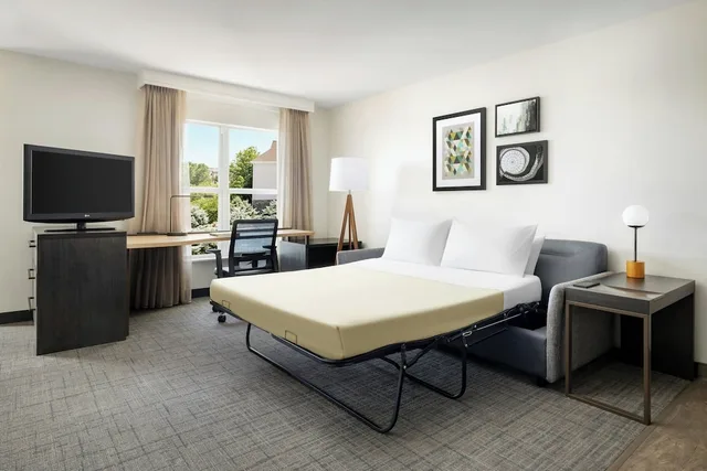 استوديو بسرير كينج مع أريكة، Residence Inn Des Moines West at Jordan Creek Town Center 2/5