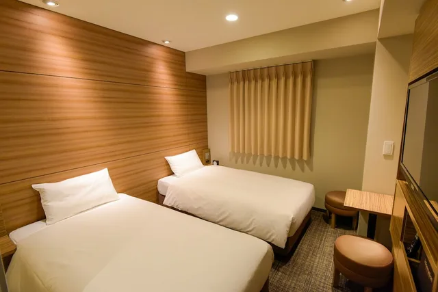 غرفة اقتصادية بسريرين منفصلين بغرفة نوم واحدة، Via Inn Nagoya Shinkansen Guchi 4/7
