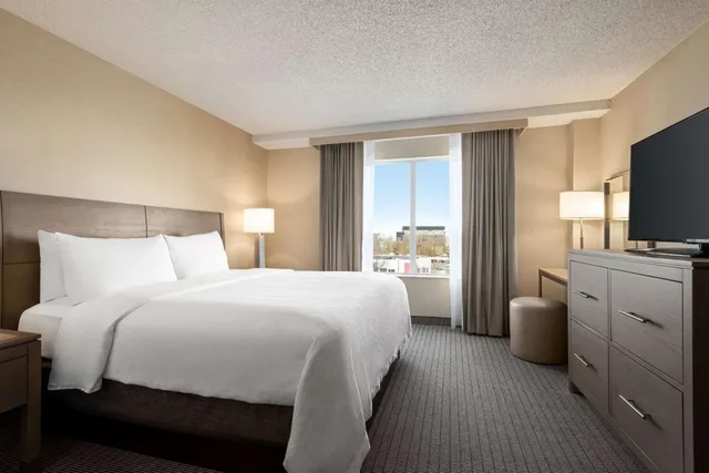 جناح بسرير كينج مع أريكة للمدخنين، Embassy Suites by Hilton Columbus Dublin 3/4